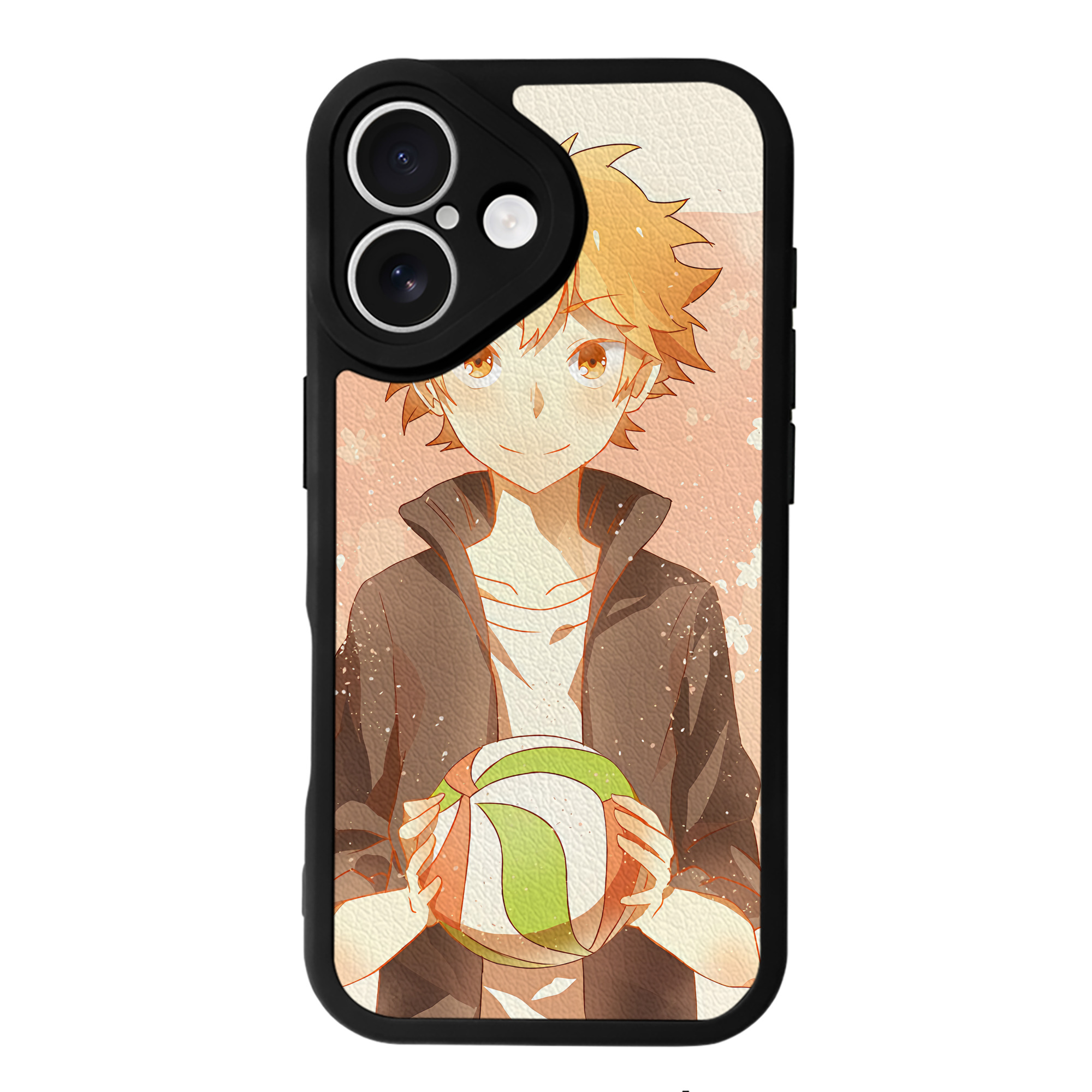 （画像用） ハイキュー!! Haikyu!! 【iPhone 16シリーズ対応】シリコンスマホケース（レザー調） 材質：シリコン
